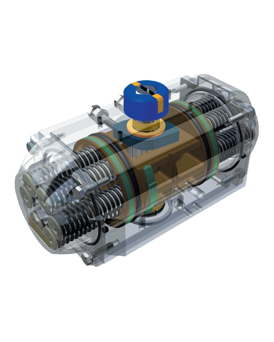 Atuadores Pneumáticos - 4 a 11.600 NM de Torque 1 Atuadores Pneumáticos - 4 a 11.600 NM de Torque 1