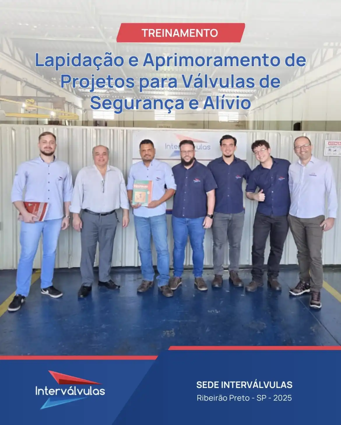 Treinamento de Lapidação De Válvulas de Segurança e Aprimoramento de Projetos